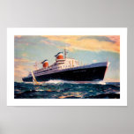 ss United States at Sea posters