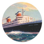 ss United States at Sea stickers