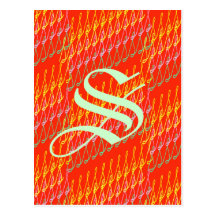 SsParade Orange Glow Postcard