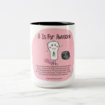SSPG81-'A' Is For Awesome Sweet and Sour Puss Mugs