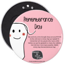 SSPG82-Rememberance Day Sweet and Sour Puss Pinback Button