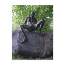 Sssssnakeman on Rock 1 Postcard by MDKgraphics Sssssnakeman on Rock 1 Postcard