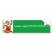 sssssssssssssssssssssssssssssss, santa rules!!!... bumper stickers