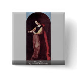 St. Agatha,  By Zurbarán Francisco De buttons