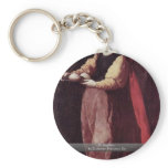 St. Agatha,  By Zurbarán Francisco De Key Chains