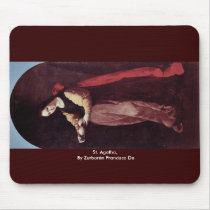 St. Agatha,  By Zurbarán Francisco De Mouse Pad