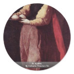 St. Agatha,  By Zurbarán Francisco De Sticker