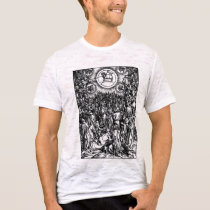 St Agnes woodcut t-shirts