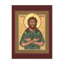St. Alexis Man of God Prayer Card postcards