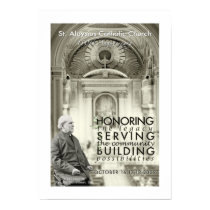 St. Aloysius Catholic Church Anniversary Poster posters