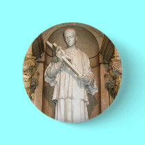 St. Aloysius Gonzaga Statue buttons by Artists4God St. Aloysius Gonzaga Statue buttons
