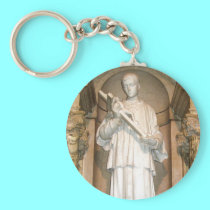 St. Aloysius Gonzaga Statue keychains by Artists4God St. Aloysius Gonzaga Statue keychains
