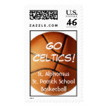 St. Alphonsus St. Patrick School Basketball, Go... postage