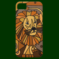 ST- Amazing Lion Abstract Art Design casemate cases