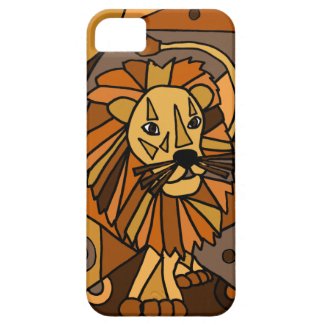 ST- Amazing Lion Abstract Art Design
