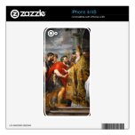 St. Ambrose and Emperor Theodosius  Paul Rubens Decal For iPhone 4S