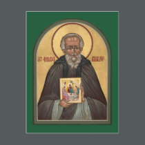 St. Andrei Rublev Prayer Card postcards