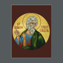 St. Andrew the First Called Prayer Card postcards