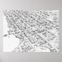 St. Andrews, New Brunswick Aerial Poster