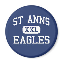 St Anns - Eagles - High - Hyattsville Maryland magnets by customteamsportswear St Anns - Eagles - High - Hyattsville Maryland magnets