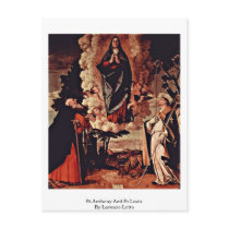 St.Anthony And St.Louis By Lorenzo Lotto Post Cards