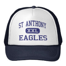 St Anthony - Eagles - High - Effingham Illinois Trucker Hat