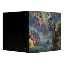St. Anthony of Padua Preaching to the Fish Vinyl Binder