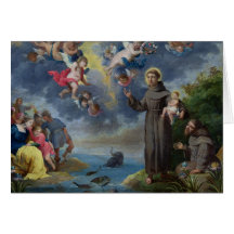 St. Anthony of Padua Preaching to the Fish Cards