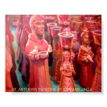 st., anthony, statues, acrylic, painting, edward,