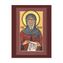 St. Anthony the Great Prayer Card postcards by bugbrain St. Anthony the Great Prayer Card postcards