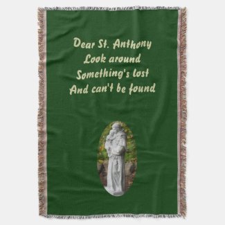 St. Anthony Throw Blanket
