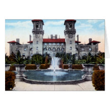 St Augustine Florida Alcazar Hotel Greeting Cards