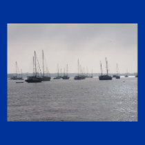 St. Augustine Florida Boats on the ocean poster FL posters