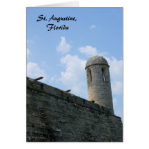 St. Augustine Florida fort castillo de san marcos Greeting Cards