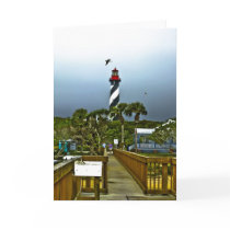 St. Augustine, Florida Lighthouse Greeting Cards