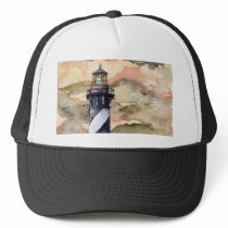 St Augustine Florida lighthouse painting hats
