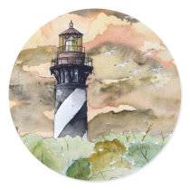 St Augustine Florida lighthouse painting stickers