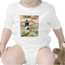 St Augustine Florida lighthouse painting t-shirts by dereklovessheila St Augustine Florida lighthouse painting t-shirts