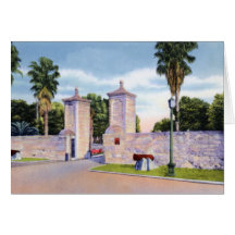 St. Augustine Florida Old City Gates Cards