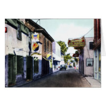 St. Augustine Florida St. George Street Greeting Cards