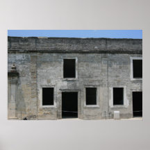 St Augustine Fort Windows Print