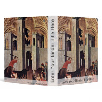 St. Augustine Heals Of A Dog To Death, Bitten 3 Ring Binder