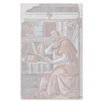 St. Augustine In Contemplative Prayer By Sandro Stationery