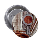St. Augustine In Contemplative Prayer Detail Pin