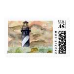 st augustine lighthouse painting postage stamps