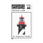 St. Augustine Lighthouse Watercolor Postage Stamps