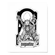 St. Augustine of Hippo 8" x 10" Print posters