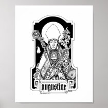 St. Augustine of Hippo 8" x 10" Print