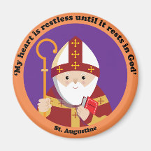 St. Augustine of Hippo Refrigerator Magnets