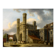 St Augustine's Gate Canterbury England Post Card